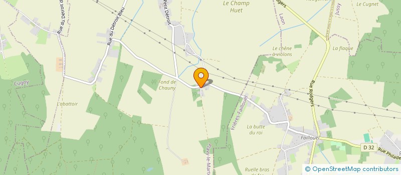 localisation de l'entreprise MONSIEUR JIMMY ANTUNES à FLAVY-LE-MARTEL