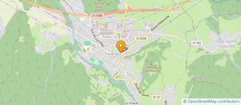 localisation de l'entreprise MONSIEUR JIMMY AOUSTIN à FAVERGES-SEYTHENEX