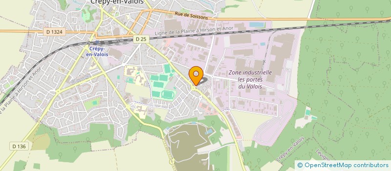 localisation de l'entreprise MONSIEUR JIMMY ARIAS  CREPY-EN-VALOIS