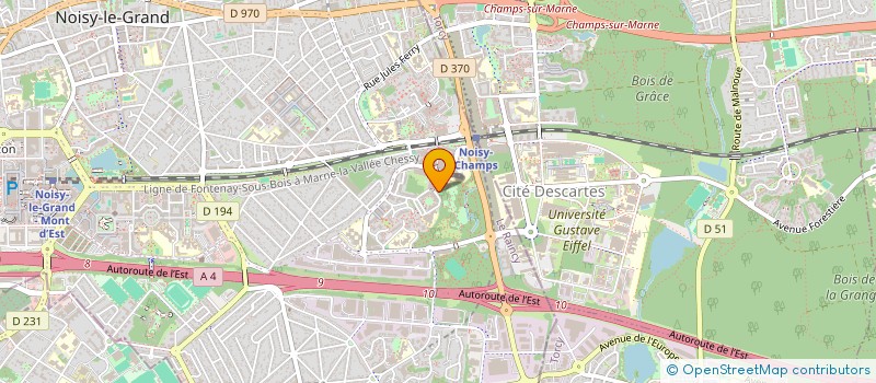 localisation de l'entreprise MONSIEUR JIMMY ATA  NOISY-LE-GRAND