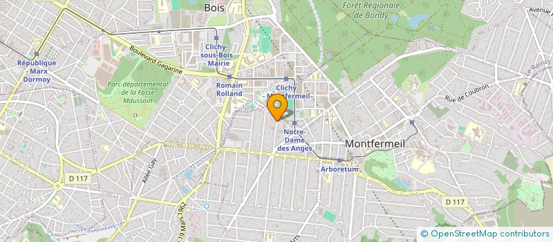 localisation de l'entreprise MONSIEUR JIMMY BEAUTOUR à MONTFERMEIL
