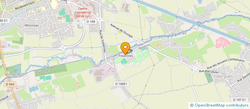 localisation de l'entreprise MONSIEUR JIMMY BECCART  ISBERGUES