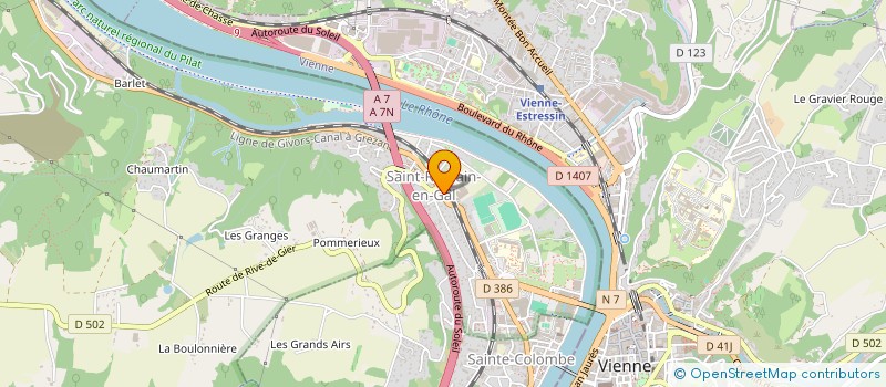 localisation de l'entreprise MONSIEUR JIMMY BECKERT  SAINT-ROMAIN-EN-GAL