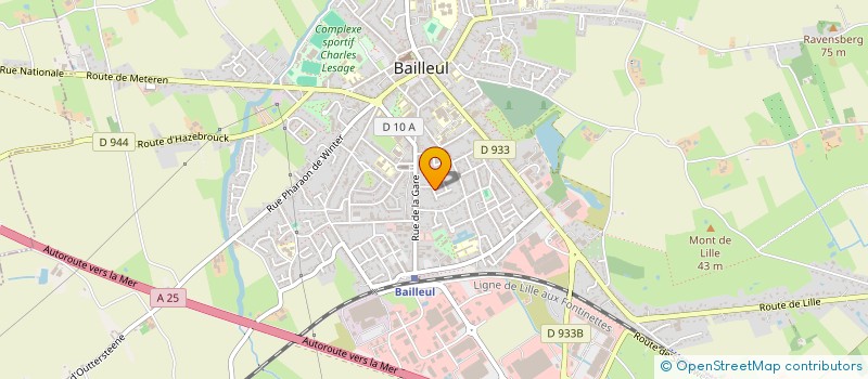 localisation de l'entreprise MONSIEUR JIMMY BEHAEGEL à BAILLEUL