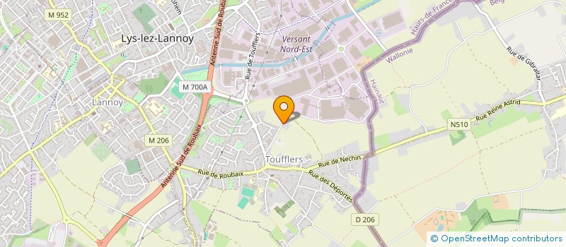 localisation de l'entreprise MONSIEUR JIMMY BELET  TOUFFLERS