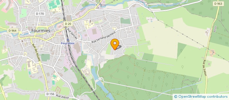 localisation de l'entreprise MONSIEUR JIMMY BELIN  FOURMIES