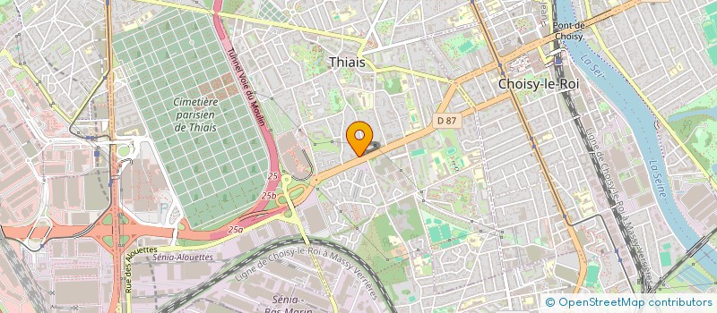 localisation de l'entreprise MONSIEUR JIMMY BENAICHA  THIAIS