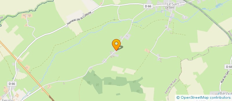 localisation de l'entreprise MONSIEUR JIMMY BENIN  FESMY-LE-SART