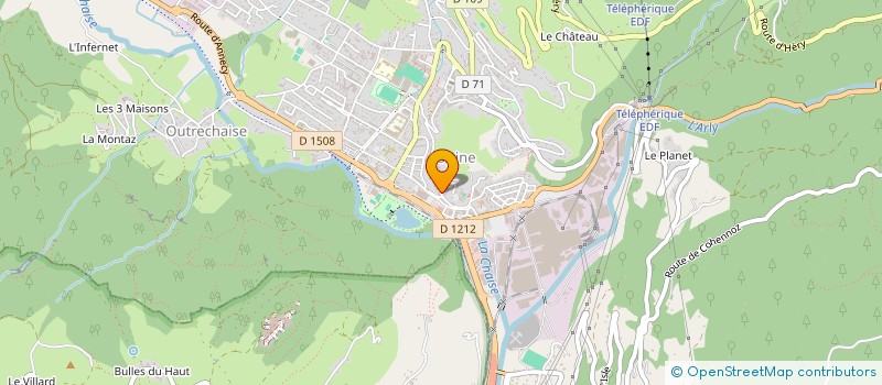 localisation de l'entreprise MONSIEUR JIMMY BERNADAS  UGINE