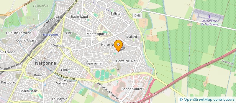 localisation de l'entreprise MONSIEUR JIMMY BETOUS  NARBONNE