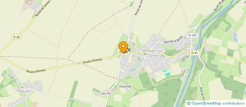 localisation de l'entreprise MONSIEUR JIMMY BIOU  AMAYE-SUR-ORNE