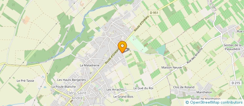 localisation de l'entreprise MONSIEUR JIMMY BISCHOFF à CLERY-SAINT-ANDRE