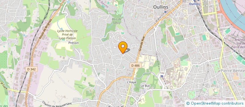 localisation de l'entreprise MONSIEUR JIMMY BLANC  SAINT-GENIS-LAVAL