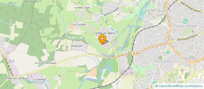 localisation de l'entreprise MONSIEUR JIMMY BLERON à LIMOGES