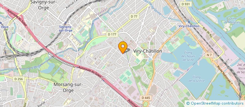 localisation de l'entreprise MONSIEUR JIMMY BLONDEL à VIRY-CHATILLON