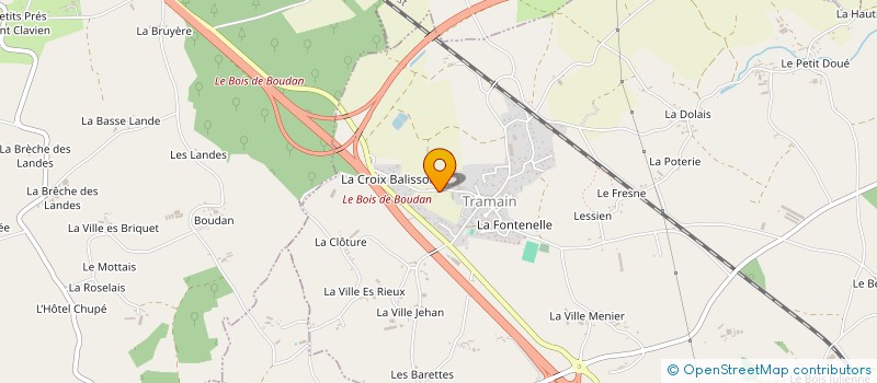 localisation de l'entreprise MONSIEUR JIMMY BLOUIN  TRAMAIN