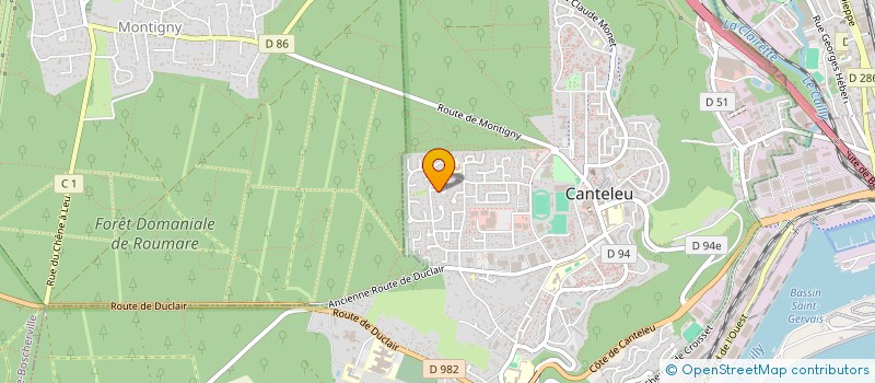 localisation de l'entreprise MONSIEUR JIMMY BOCQUET  CANTELEU