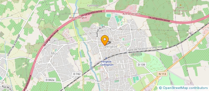 localisation de l'entreprise MONSIEUR JIMMY BONNAL  VERGEZE