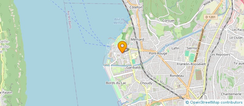 localisation de l'entreprise MONSIEUR JIMMY BOUCHEZ  AIX-LES-BAINS