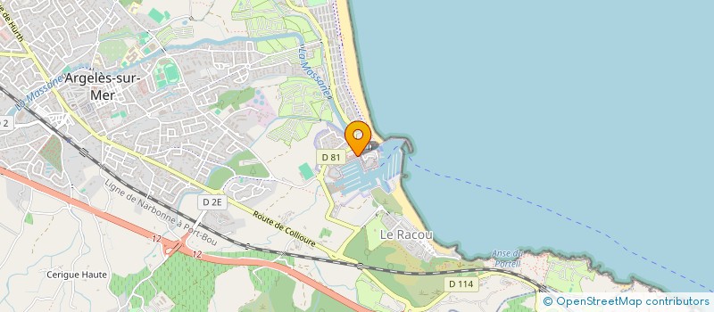 localisation de l'entreprise MONSIEUR JIMMY BOUILLARD à ARGELES-SUR-MER
