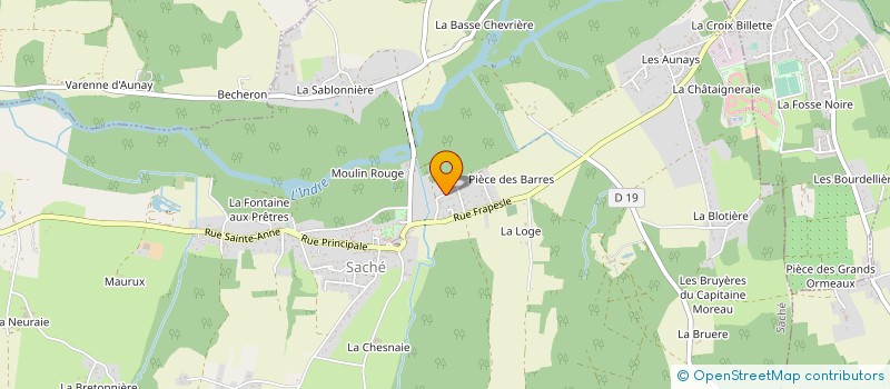 localisation de l'entreprise MONSIEUR JIMMY BOURDET à RIVARENNES