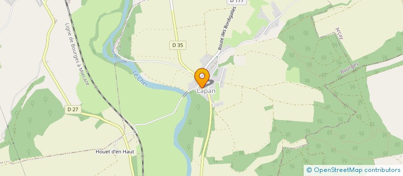 localisation de l'entreprise MONSIEUR JIMMY BOUREAUX  LAPAN