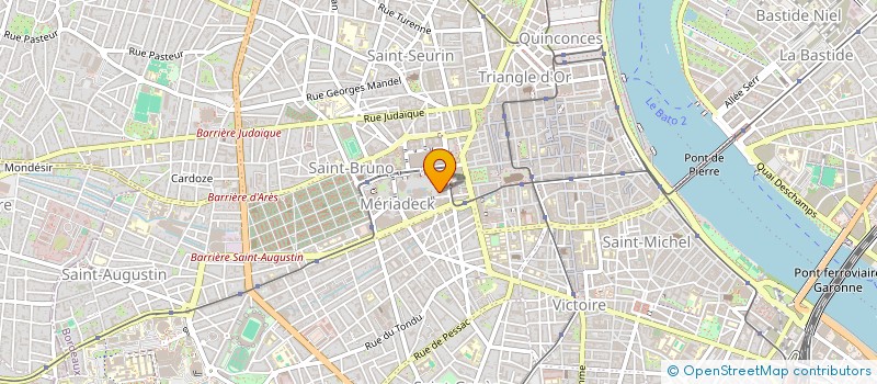 localisation de l'entreprise MONSIEUR JIMMY BOURLIEUX  BORDEAUX