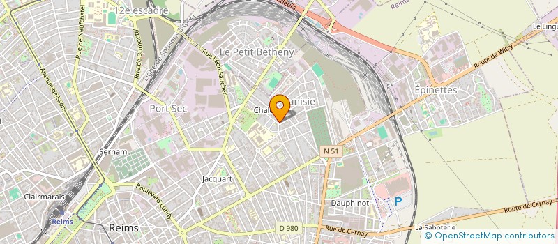 localisation de l'entreprise MONSIEUR JIMMY BRAQUEMART  REIMS