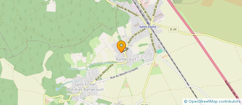 localisation de l'entreprise MONSIEUR JIMMY BRESILLION  SAINT-ERME-OUTRE-ET-RAMECOURT