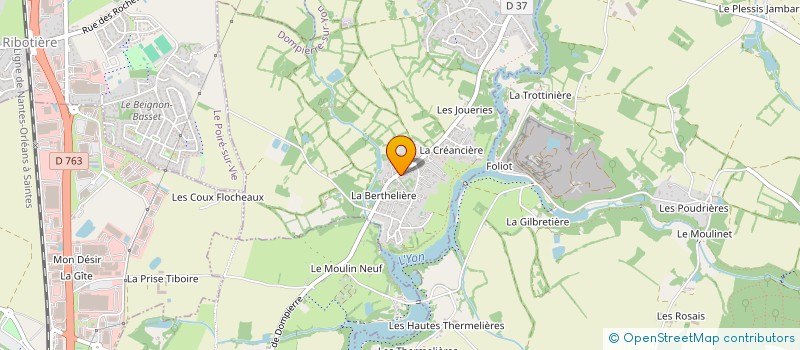 localisation de l'entreprise MONSIEUR JIMMY BRETONNIERE  DOMPIERRE-SUR-YON