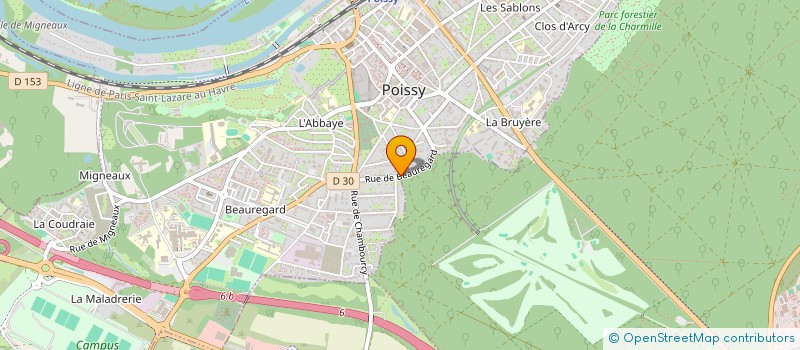 localisation de l'entreprise MONSIEUR JIMMY BRIQUET  POISSY