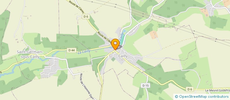 localisation de l'entreprise MONSIEUR JIMMY BUQUET  CAILLY