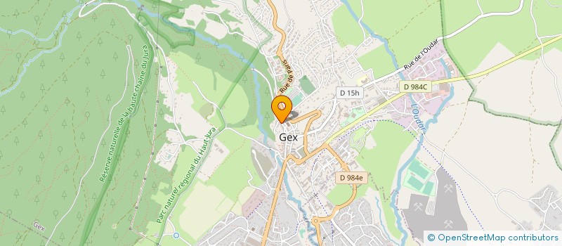 localisation de l'entreprise MONSIEUR JIMMY CAHUET  GEX