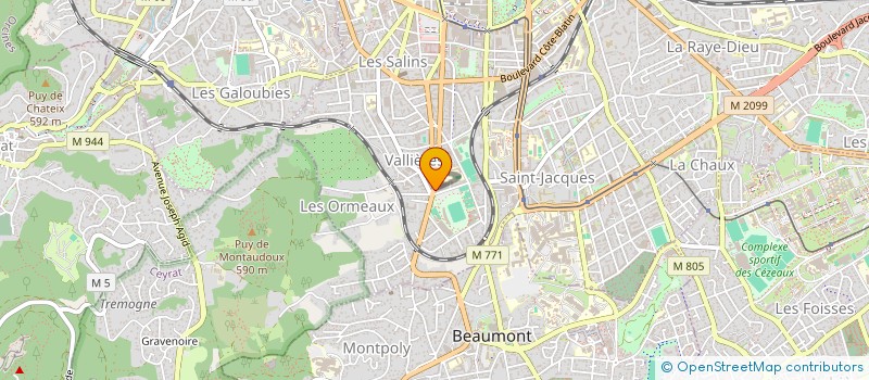 localisation de l'entreprise MONSIEUR JIMMY CALABRESE  CLERMONT-FERRAND