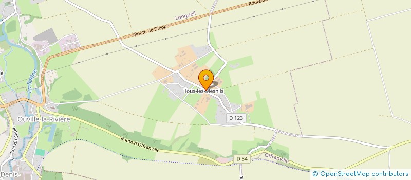 localisation de l'entreprise MONSIEUR JIMMY CARAQUIN  OUVILLE-LA-RIVIERE