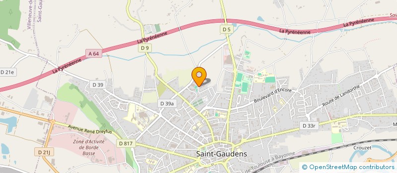 localisation de l'entreprise MONSIEUR JIMMY CARSALADE  SAINT-GAUDENS