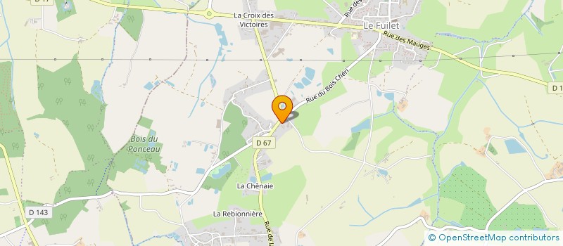localisation de l'entreprise MONSIEUR JIMMY CHABERLOT à MONTREVAULT-SUR-EVRE