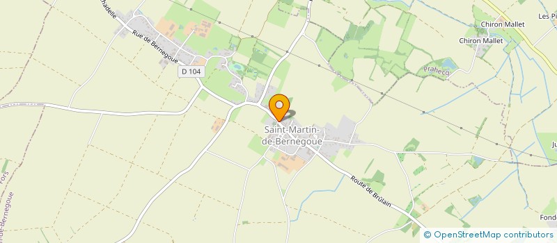 localisation de l'entreprise MONSIEUR JIMMY CHAIGNE  SAINT-MARTIN-DE-BERNEGOUE