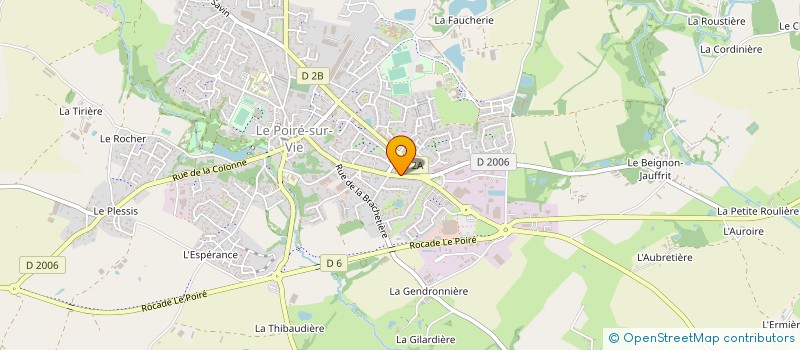 localisation de l'entreprise MONSIEUR JIMMY CHALUMEAU  LE POIRE-SUR-VIE