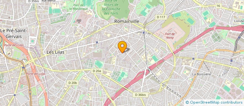 localisation de l'entreprise MONSIEUR JIMMY CHAOUAT à ROMAINVILLE