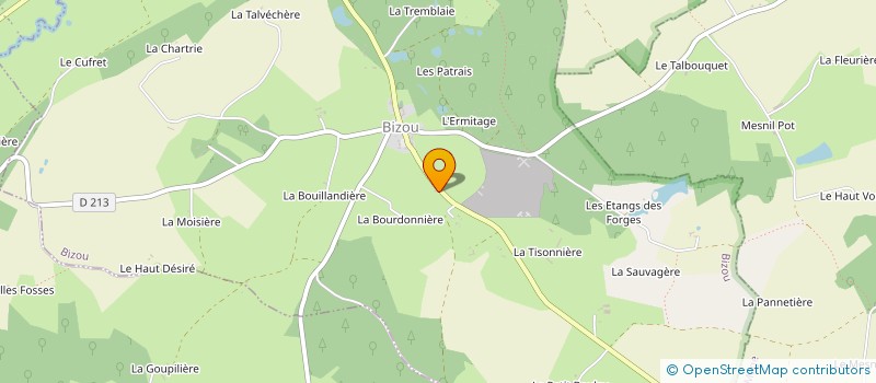 localisation de l'entreprise MONSIEUR JIMMY CHARTRAIN à BIZOU