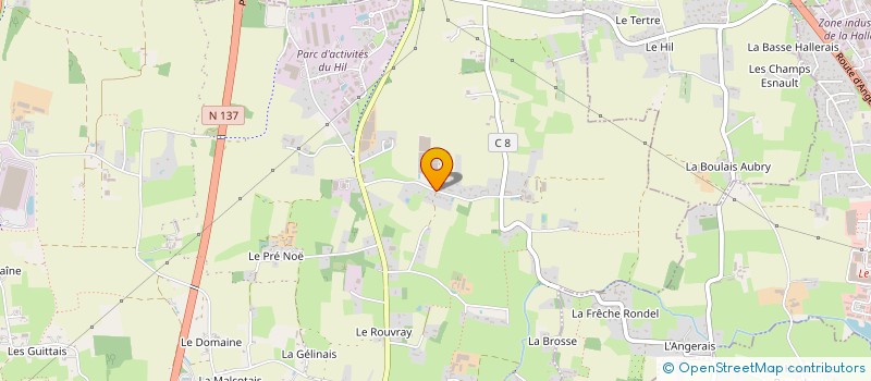 localisation de l'entreprise MONSIEUR JIMMY CHASSAGRANDE à NOYAL-CHATILLON-SUR-SEICHE