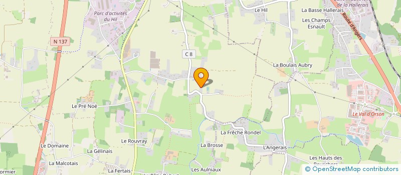 localisation de l'entreprise MONSIEUR JIMMY CHASSAGRANDE à NOYAL-CHATILLON-SUR-SEICHE