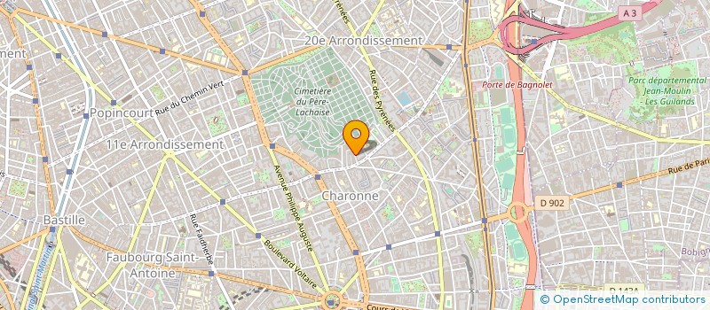 localisation de l'entreprise MONSIEUR JIMMY CHAVES ROMERO  PARIS