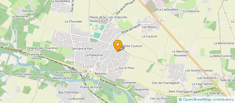 localisation de l'entreprise MONSIEUR JIMMY CHEVALIER à ESVRES