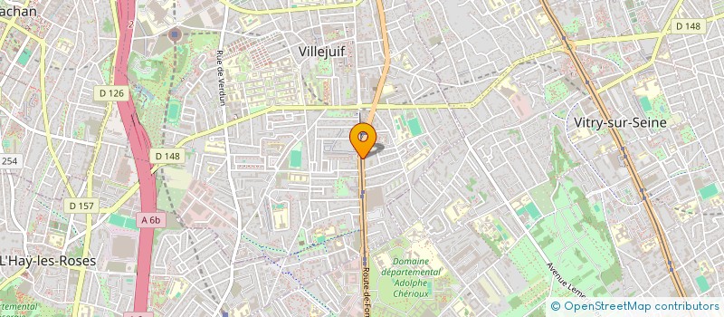 localisation de l'entreprise MONSIEUR JIMMY CHEVALLIER  VILLEJUIF