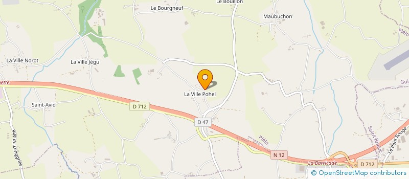 localisation de l'entreprise MONSIEUR JIMMY CHOUPEAUX à PLELO