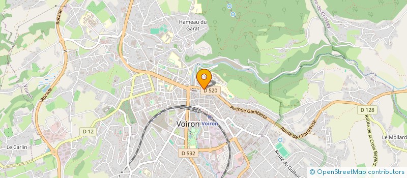 localisation de l'entreprise MONSIEUR JIMMY CINTAS  VOIRON