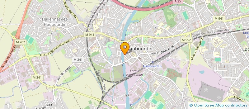 localisation de l'entreprise MONSIEUR JIMMY CLIQUENNOIS  HAUBOURDIN