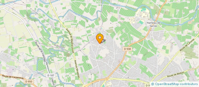 localisation de l'entreprise MONSIEUR JIMMY CODRON  CARPENTRAS